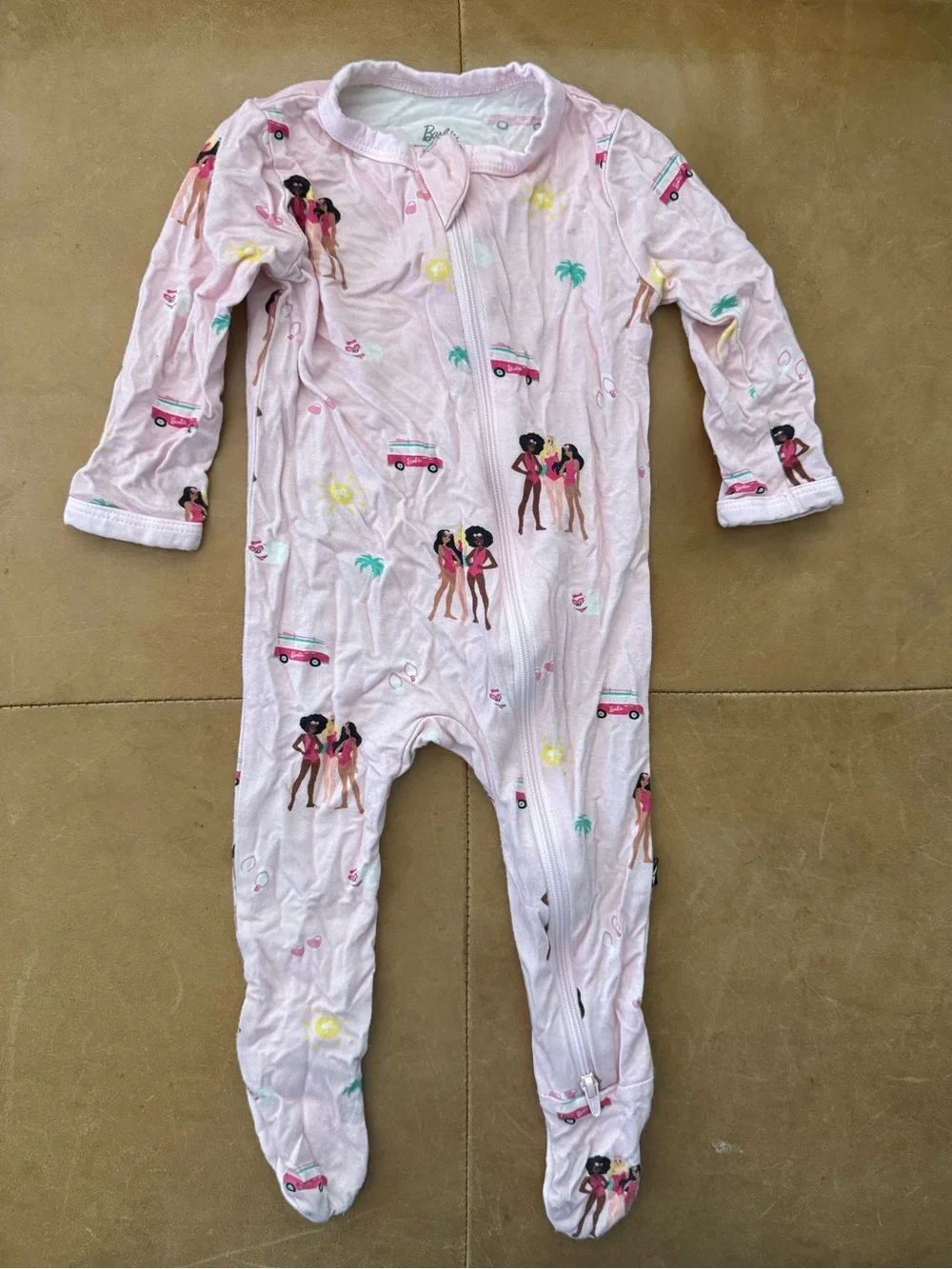 Kyte Baby Viscose Bamboo Footie 3-6M Beach Barbie